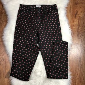 3 for $20 Forever 21 floral skinny jeans